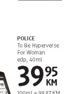 POLICE To Be Hyperverse For Woman 40 ml