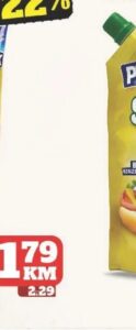 Polimark senf fini 190 g, Moj market