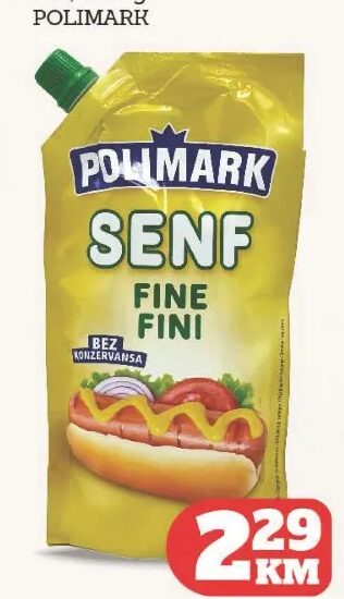 Polimark senf fini 300 g