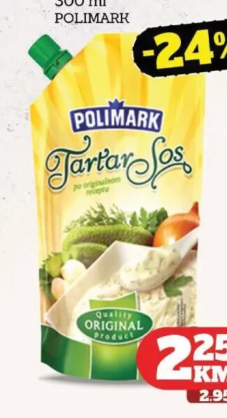 Polimark tartar sos 300 ml