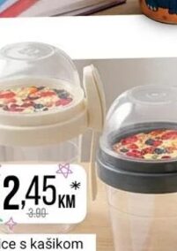 Posuda za pahuljice s kašikom 0.4 L + 0.2 L, Bingo