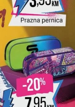 Prazna kompakt pernica 1 kom