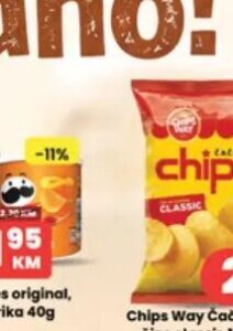 Pringles čips 40g, Hass