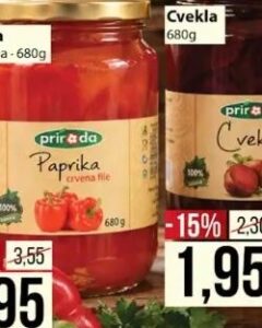 Priroda Paprika file crvena 680 g, Penny