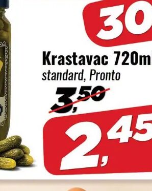 Pronto kiseli krastavac 720 ml