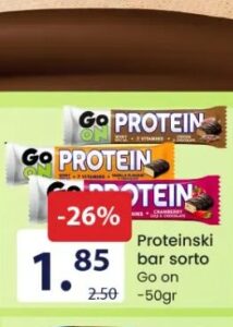 Proteinski bar sorto Go on 50gr, FIS