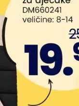 PRSLUK za dječake veličine: 8-14, FIS
