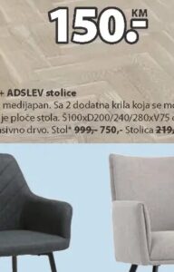PURHUS trpezarijska stolica 1 kom, JYSK