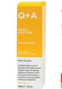 Q+A Multi-Peptide serum za lice 30 ml, dm