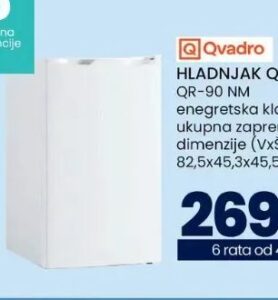 Qvadro hladnjak QR-90 NM 85 l