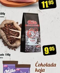 Rio kafa 500 g, Robot
