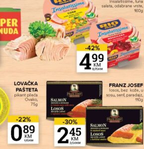 Rio Mare Insalatissime tuna salata 160g, Konzum i Mercator