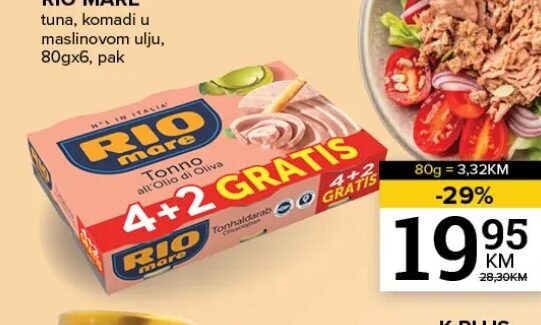 Rio Mare tuna u maslinovom ulju 6x80g
