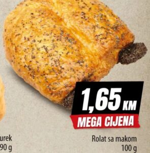 Rolat sa makom 100 g, Mega diskont