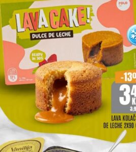 Rolo Lava kolač Dulce de Leche 2x90 g, Bingo