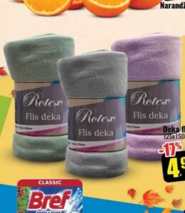 Rotex Flis deka 125x150 cm, Robot