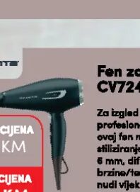 Rowenta Fen za kosu Pro Power+ CV7246E0, Konzum i Mercator