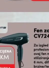 Rowenta fen za kosu Pro Power+ CV7246E0, Konzum i Mercator