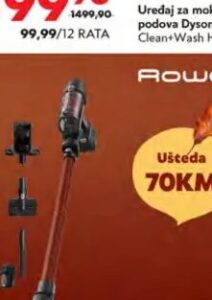 Rowenta Štapni usisivač RH6A73WO X-Pert 7.60 Animal, Tehnomag