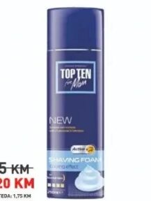 Rubella Top Ten Active pjena za brijanje 250 ml, Didaco