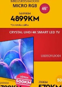 Samsung Crystal UHD 4K Smart LED TV 85U7022FXXH 85", Domod