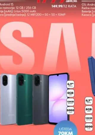 Samsung Galaxy A07 6 GB / 128 GB