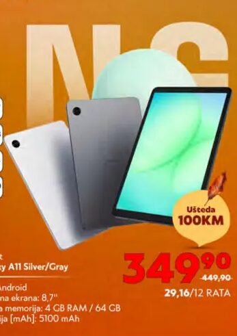 Samsung Galaxy A11 Silver/Gray
