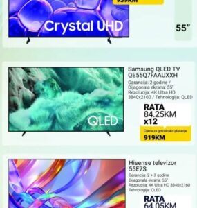 Samsung QLED TV QE55Q7FAUXXH 55", Kupi Tehniku