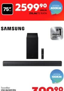 Samsung Soundbar HW-B650F/EN 1 kom, Tehnomag