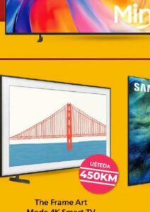 Samsung The Frame Art Mode 4K Smart TV QE55LS03FAUXXH 55", Domod