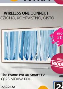 Samsung The Frame Pro 4K Smart TV QE75LS03HWUXXH 75", Domod