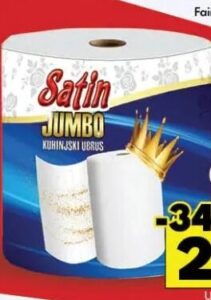 Satin jumbo kuhinjski ubrusi 1 kom, Robot