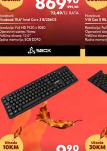 SBOX Tastatura K-14 1 kom, Tehnomag