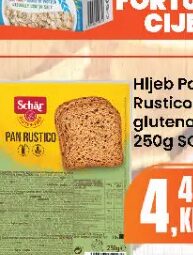SCHAR Hljeb Pan Rustico bez glutena 250 g, Fortuna