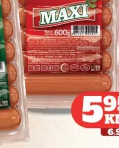 SEMIĆ Visočka roštiljska kobasica 600 g, Crvena jabuka