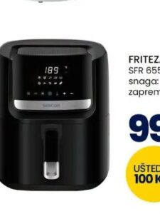 Sencor friteza SFR 6550BK 6,5 l, FIS