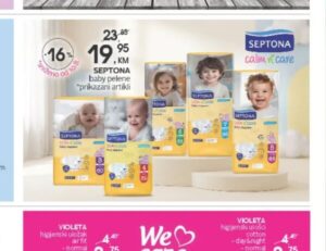 Septona baby pelene, CM