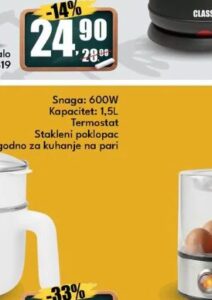 Šerpa za kuhanje na paru HF-8839 1.5 l, Robot