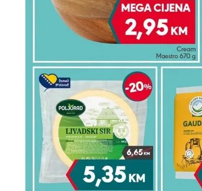 Sir livadski Poljara 400 g
