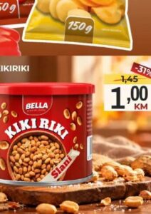 Slani prženi kikiriki Bella 125 g, Belamionix