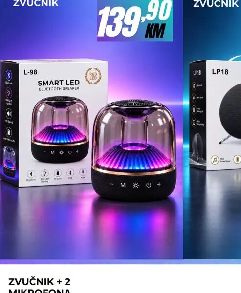 Smart LED Bluetooth zvučnik L-98