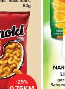 Smoki Flips čokoladni 80 g, Konzum i Mercator