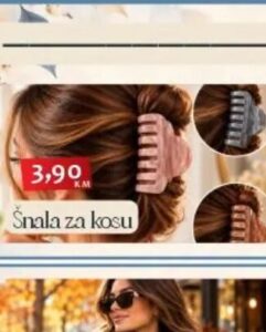Šnala za kosu 1 kom, Izbor trgovina