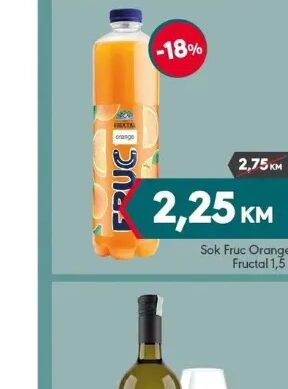 Sok Fruc Orange Fructail 1,5 l
