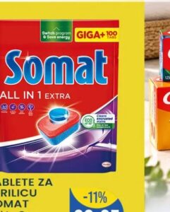 Somat tablete za perilicu All in One extra 100 WL, FIS