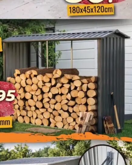Spremište za drva 2400x86xH16000mm