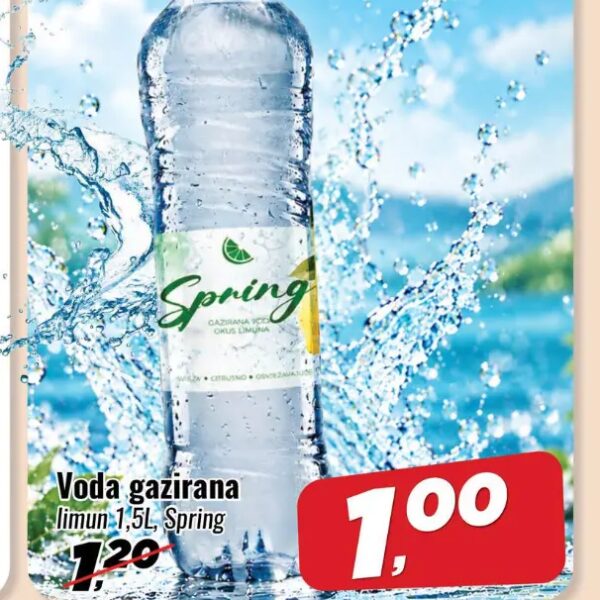 Spring Voda gazirana limun 1.5 l