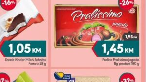 Štapići krem bijela čokolada / lješnjak / čokolada Lasta 200 g 200 g, Mega diskont