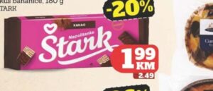 Štark Keks napolitanke kakao preliv 180 g