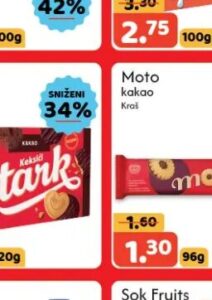 Stark Keksići čoko 220 g, Amko